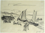 Max%20Pechstein%2C%20%3Cb%3E%3Ci%3E%20Boats%3C%2Fi%3E%3C%2Fb%3E%2C%201940%2C%20graphite%20and%20ink%20wash%20on%20paper%2C%20Bequest%20of%20Esther%20Huffman%2C%20%26%23169%3B%20unknown%2C%20research%20required%2C%2088.18.21